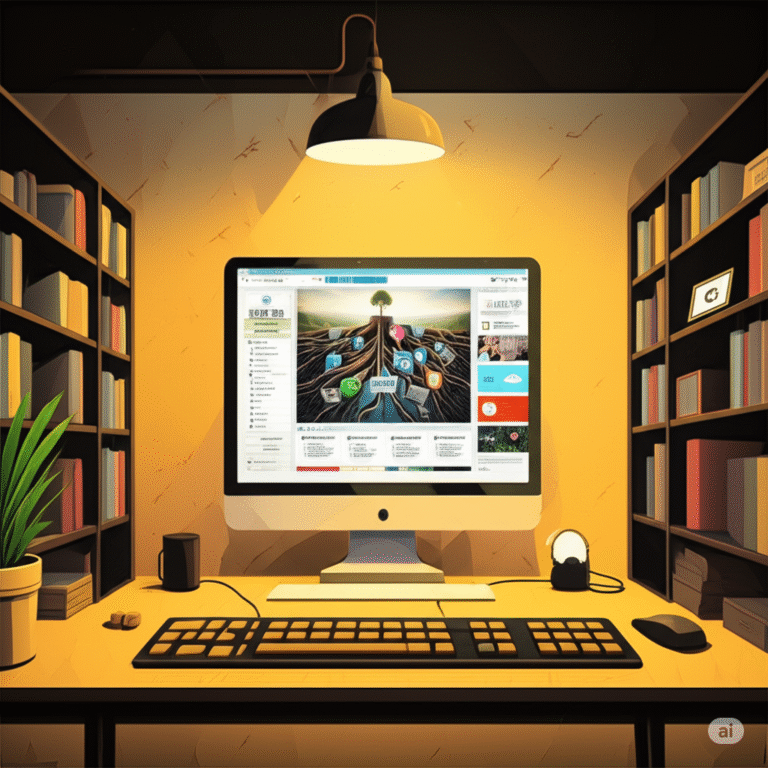 AI generated image about Content Marketing